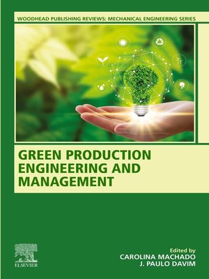 cover image of Green Production Engineering and Management